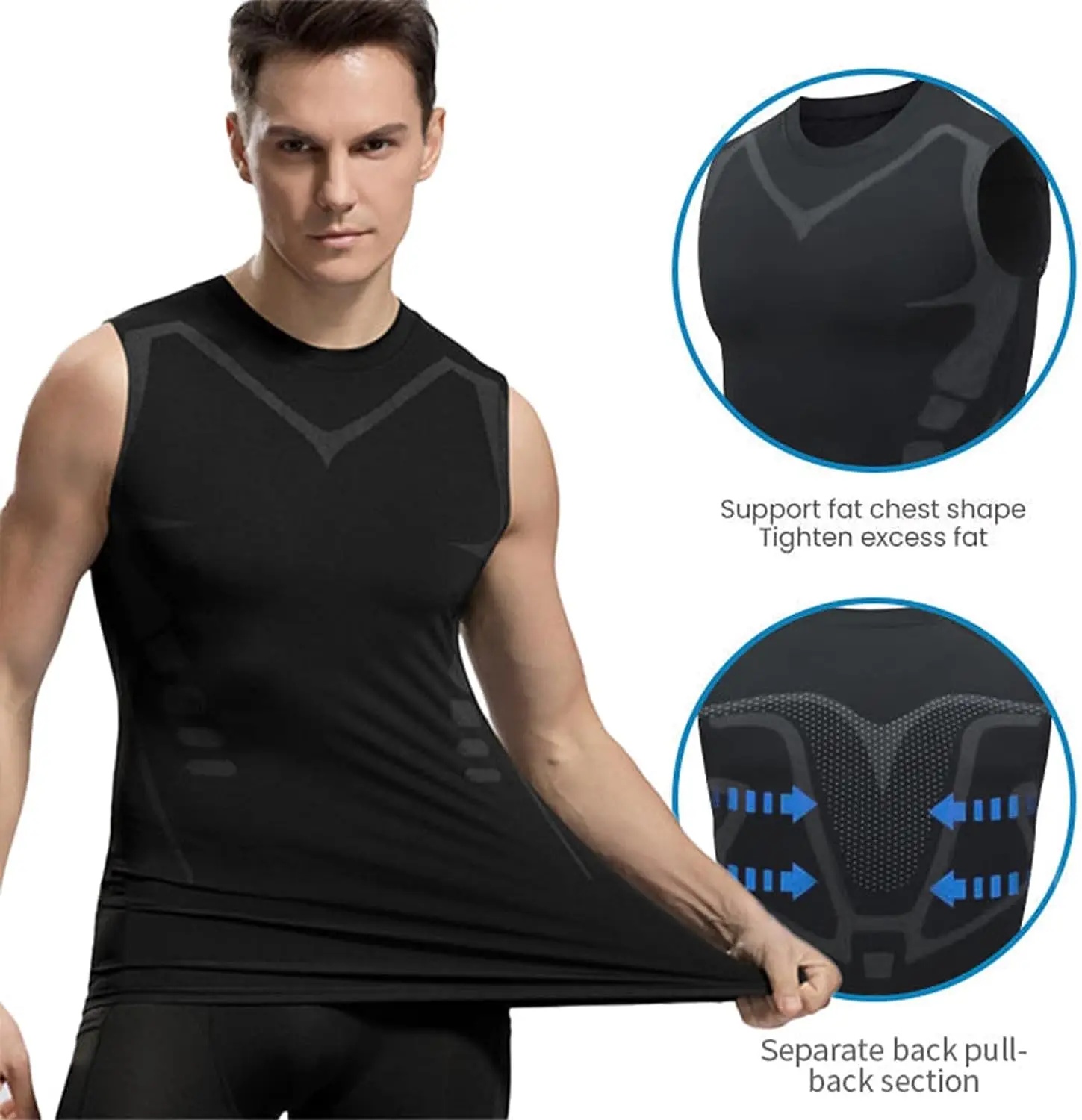 เสื้อกล้ามรัดรูปสำหรับผู้ชาย แ - Tank Top Muscle บทวิจารณ์และราคา
