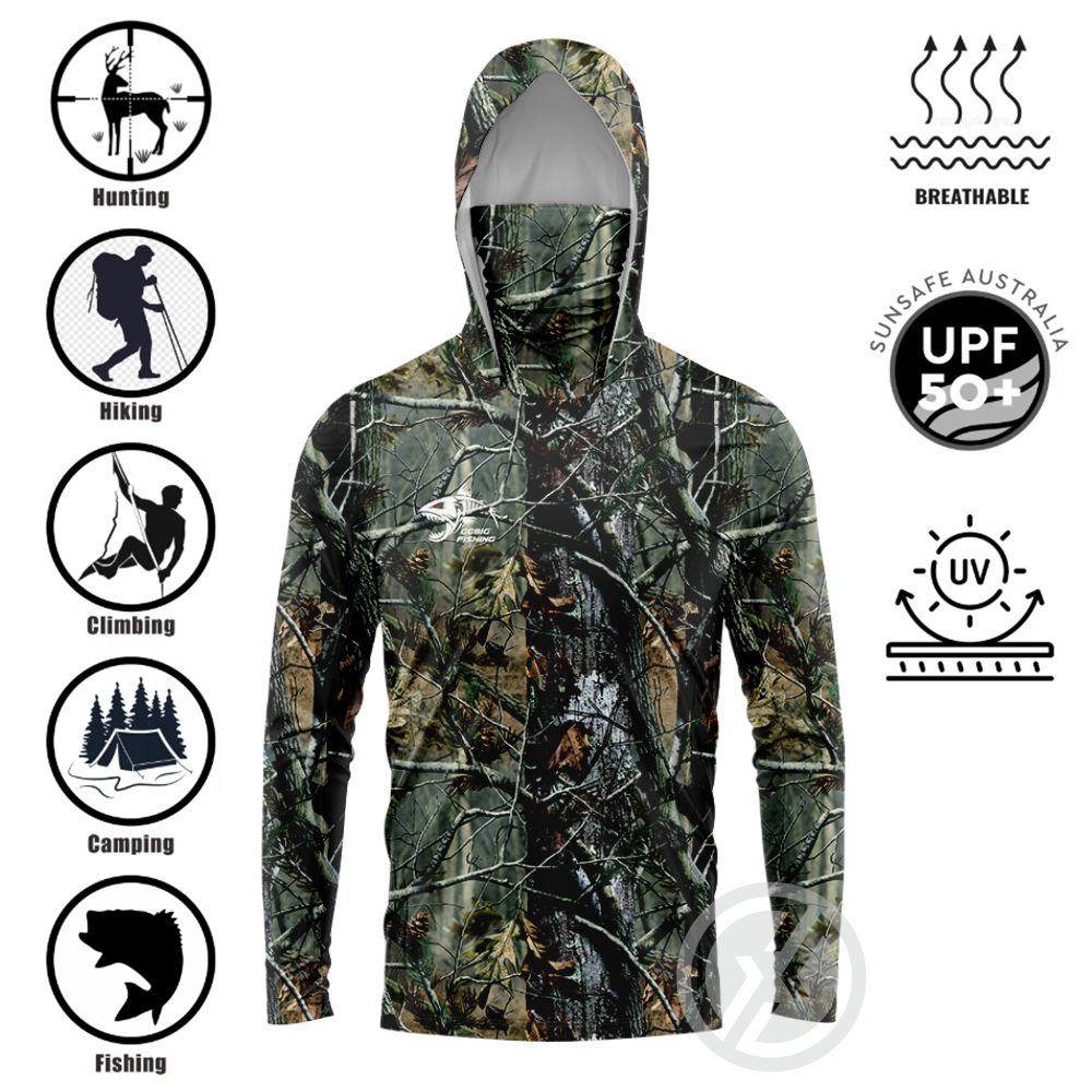 เสื้อตกปลาแบบมีฮู้ด UPF50+ พร้ - Tee Graphic Print บทวิจารณ์และราคา
