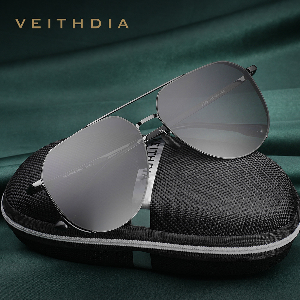 VEITHDIA แว่นตากันแดดผู้ชายแบร - Sunglasses Aviator Polarized บทวิจารณ์และราคา