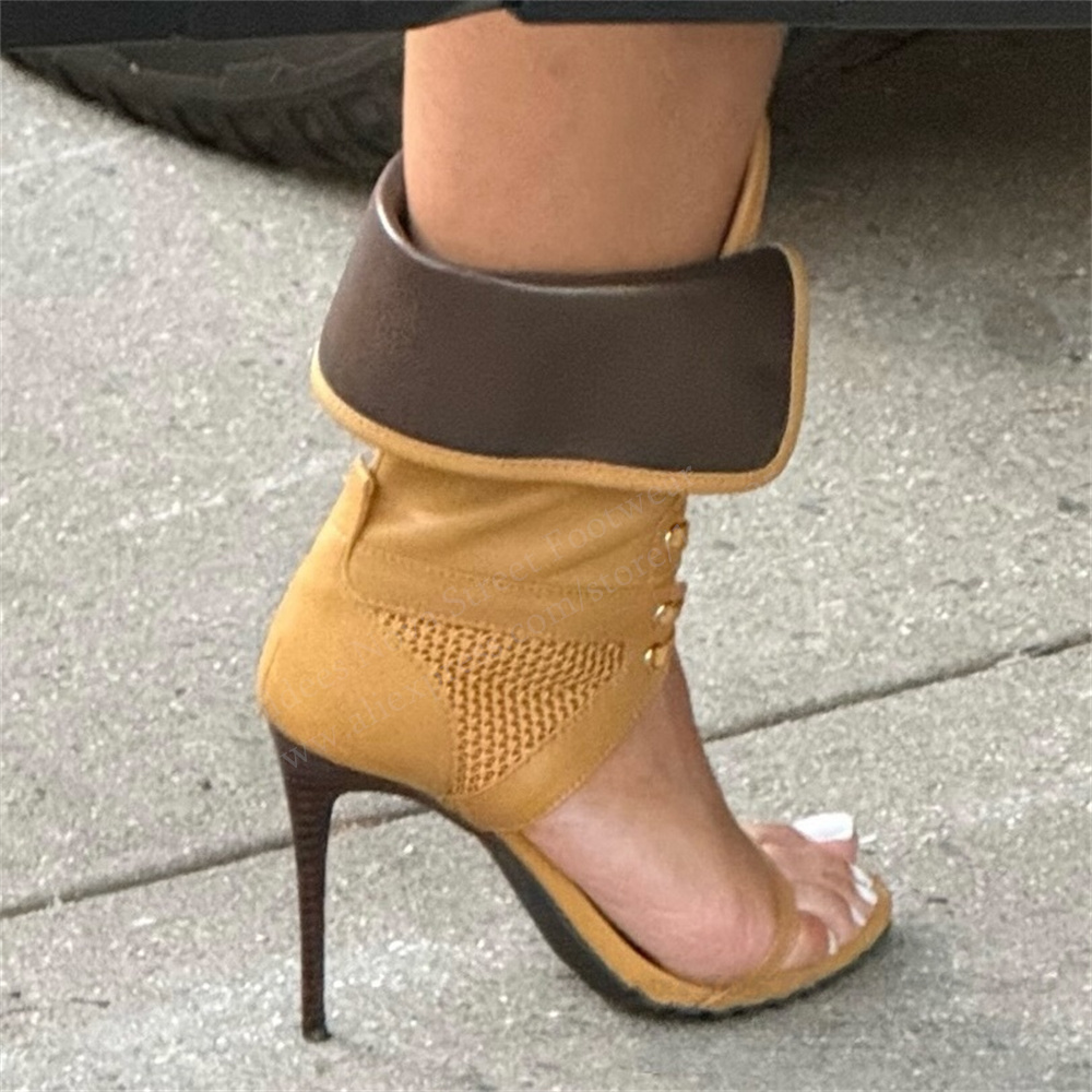 รองเท้าส้นสูงแบบเปิดนิ้วเท้าสำ - Casual Sandal Leather บทวิจารณ์และราคา