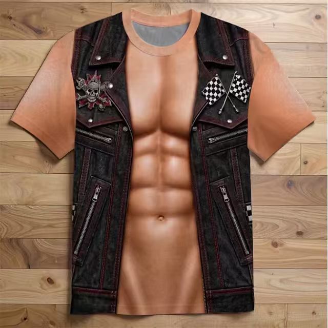 เสื้อกล้ามหนังผู้ชายดีไซน์สร้า - Tank Top Muscle บทวิจารณ์และราคา